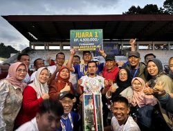 Piala bergilir padang Panjang cup di boyong ke kabupaten Solok.