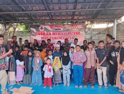 Laskar Merah Putih MAC Tarumajaya Gelar Kegiatan Sosial Dengan Menyantuni Anak