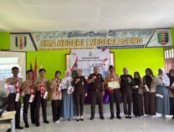 Kejari Way Kanan Gelar Penyuluhan Hukum Di SMA Negeri 1 Negeri Agung ” Fokus Pada Anti Bullying, Bahaya Narkoba, Dan Judi Online “
