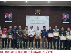 Bupati Pelalawan H. Zukri Buka Rakorda BAZNAS Kabupaten Pelalawan 2025 Kamis, 25/09/2025