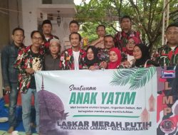Markas Anak cabang Laskar merah putih kec.Tarumajaya Kab.bekasi Kembali Menggelar Santunan Anak Yatim, yang bertabur Loyalitas tanpa batas