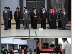 Pelantikan Dan Pengambilan Sumpah Pimpinan Tinggi Pratama Di Lingkungan Pemkot Singkawang.