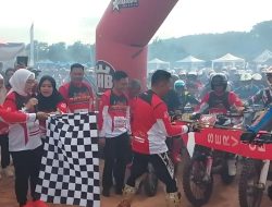 Bupati Way Kanan, Hadiri Event Trail Adventure RADJA – 5 Tebing Selumbu