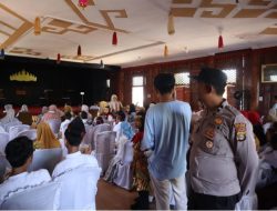 Polres Way Kanan Amankan Dan Berikan Himbauan Di Kegiatan PKD 2025 Nuwa Adat