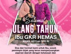 GKR Hemas Rayakan Ulang Tahun: Perempuan Tangguh yang Menjadi Inspirasi Perjuangan Daerah dan Bangsa