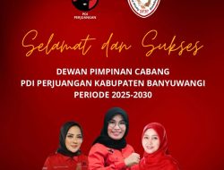 Tiga Perempuan Pimpin DPC PDI Perjuangan Banyuwangi, Dinilai Tepat dan Strategis