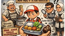 Menu MBG di Kubu Babussalam Disorot: Anak TK Diberi Lauk Tahu, Sayur Seiris, Buah Diduga Busuk