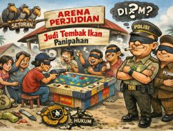 Arena Judi Dipanipahan Terbuka, Mata Hukum Dinilai Buta! Begini Kata Camat Palika