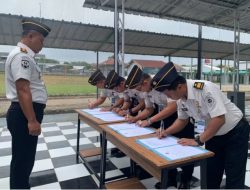 Penandatanganan Perjanjian Kinerja Tahun 2026, Antara Kalapas Dengan Pejabat Struktural Di Lingkungan Lapas Kelas IIB Way Kanan