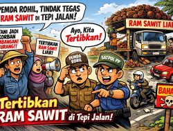 Pemda Rohil Diminta Tindak Tegas RAM Sawit Ditepi Jalan Kubu Kuba