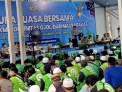 Polda Metro Jaya Buka Puasa Bersama Komunitas Ojol dan UMKM, Brigjen Harri Sampaikan 5 Pesan Penting