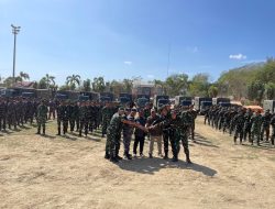 Misi Kemanusiaan Tuntas, 105 Prajurit Yonzipur 10 Kostrad Kembali ke Satuan
