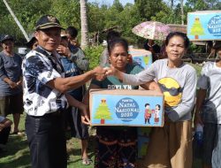 Panitia Natal Nasional 2025 Bagikan 2.000 Paket Sembako di Kepulauan Mentawai