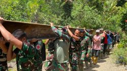 Jembatan Darurat Pulihkan Akses Warga Antar Dusun di Aceh Tengah