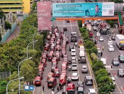 Sopir Angkot Demo Peluncuran Trans Beken di Bekasi, Lalu Lintas Ahmad Yani Sempat Lumpuh