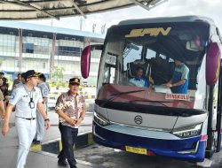 Jasa Raharja Jaktim Lakukan Rampcheck di Terminal Pulo Gebang, Pastikan Bus Laik Jalan