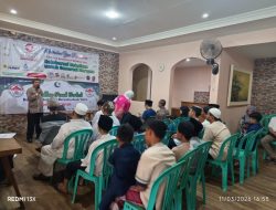 Ramadhan Penuh Kepedulian, Media Otoritas Gelar Bukber dan Santunan Anak Yatim