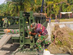 Jembatan Modular di Huta Marubun II Rampung, Akses Dua Desa Kembali Lancar