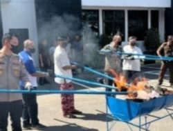 Pemusnahan Barang Bukti 98 Perkara di Bekasi, Narkotika 2,3 Kg Ikut Dimusnahkan