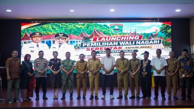 Bupati Solok Launching Pilwana Serentak 2026, Usung Tema “Sejuk Warganya, Damai Pilwananya”