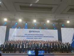 PERADI Profesional Resmi Dilantik, Usung Penguatan Integritas dan Reformasi Pendidikan Advokat