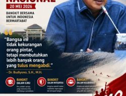 Ini Harapan Dr.Budiyno,SH.,M.H,  Di Hari Kebangkitan Nasional 2026