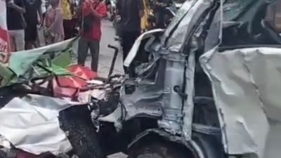 Mobil Operasional SPPG Alami Kecelakaan di Bekasi Timur, Empat Orang Luka-Luka