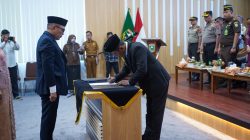Jefrizal, S.Pt., M.T. Dilantik sebagai Penjabat Sekretaris Daerah Kabupaten Solok