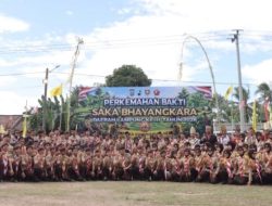345 PESERTA PRAMUKA MENGIKUTI PERKEMAHAN BAKTI SAKA BHAYANGKARA DI PRINGSEWU