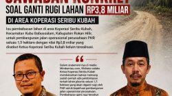 PHR Belum Beri Jawaban Konkret Soal Ganti Rugi Lahan 1,5 Hektare Senilai Rp3,8 Miliar di Area Koperasi Seribu Kubah