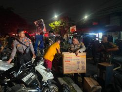 Respons Cepat Polda Metro Jaya saat Kebakaran Pasar Jiung, Warga Dievakuasi dan Dibantu Selamatkan Barang