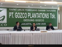 Gozco Plantations Catat Laba Rp. 107,6 Miliar di 2025, Siapkan Investasi Rp.161 Miliar