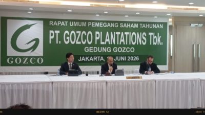 Gozco Plantations Catat Laba Rp. 107,6 Miliar di 2025, Siapkan Investasi Rp.161 Miliar