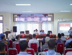Bimtek Panitia Pemilihan Walinagari Pilwana Serentak Tahun 2026 Resmi dibuka oleh Bupati.