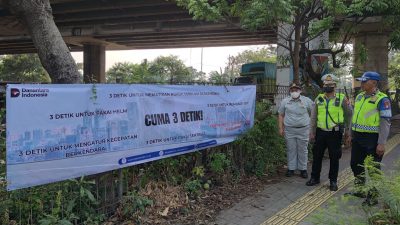 Cuma 3 Detik, Tentukan Keselamatan Jasa Raharja dan Polri Perkuat Kampanye Keselamatan Berlalu Lintas di Jakarta Barat