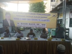 Wakil KeTua DPRD DKI Jakarta Basri Baco Serap Aspirasi Warga Rawasari, Sosialisasikan Perda Pasar Jaya dan Tegaskan Komitmen Pengawasan DPRD