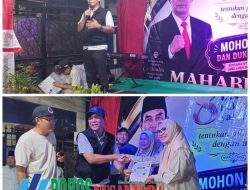 Momen MAHABIB Gunting Pita Peresmian Jalan dan Deklarasi Pemuda se’desa Segarajaya