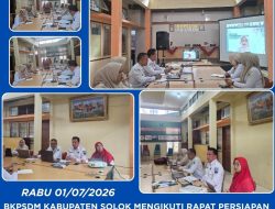 Rapat Persiapan Ekspose Manajemen Talenta Di ikuti oleh BKPSDM Kabupaten Solok