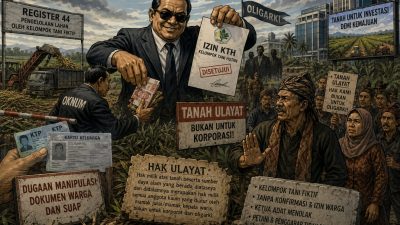 Pesta Pora Korporasi: Menagih Ketegasan Negara Terkait Perampasan Hak Ulayat