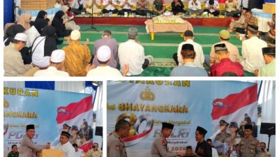 Polsek Tebet Gelar Syukuran HUT Bhayangkara ke-80 Bersama Warga Manggarai