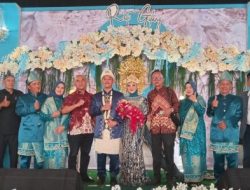 Wakil Gubernur Sumsel Cik Ujang Hadiri Resepsi Pernikahan Dwi Rati Mustika Sari (Rati) Dan Gilang Gulintang (Gilang)