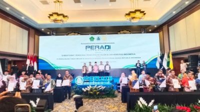 Penanda Tangannan Kerja Sama Kampus dan Peradi Proposional.Di Hadiri Petinggi Kampus Seluruh Indonesia