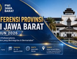 Konferprov PWI Jawa Barat 2026 Digelar 12–13 Agustus, Panitia Matangkan Tahapan dan Verifikasi DPT