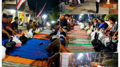 Peringati HUT RI ke-81, Warga Genengan Doakan Para Pahlawan Melalui Tahlil Bersama
