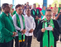 Jemaat GKI Ora Et Labora Wonorejo Lakukan Doa Pembongkaran Gedung Lama dan Penyelesaian Gedung Baru