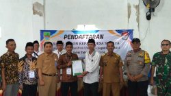 Menjelang Pilkades Desa Srijaya, Yatin S.H. Resmi Mendaftar sebagai Calon Kepala Desa Periode 2026–2034