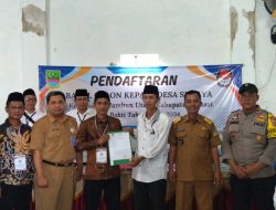 Menjelang Pilkades Desa Srijaya, Yatin S.H. Resmi Mendaftar sebagai Calon Kepala Desa Periode 2026–2034