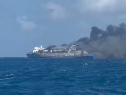 KMP Mutiara Sentosa II Terbakar Di Perairan Sumenep, 5 Orang Ditemukan Meninggal Dunia