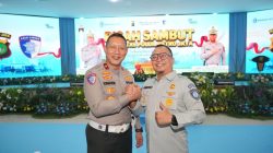 PT Jasa Raharja (Persero) Kantor Wilayah Utama DKI Jakarta Hadiri Pisah Sambut Direktur Lalu Lintas Polda Metro Jaya