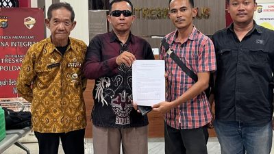 Petani Plasma Kubu Laporkan Dugaan Penyelewengan Dana ke Ditreskrimsus Polda Riau